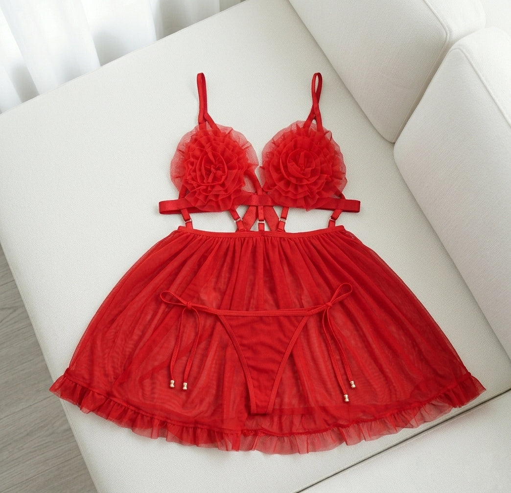 CONJUNTO BABYDOLL LOTO