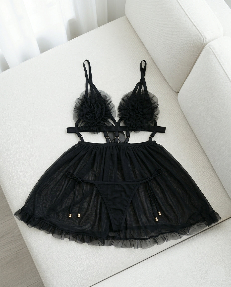 CONJUNTO BABYDOLL LOTO