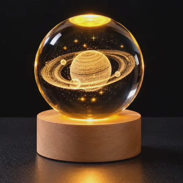 Lámpara Esfera de Cristal Luz LED 6cm